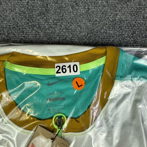 Mens L - Nike Court Dri FIT Advantage Performance Tennis Pickleball Shirt NWT - Picture 8 of 8